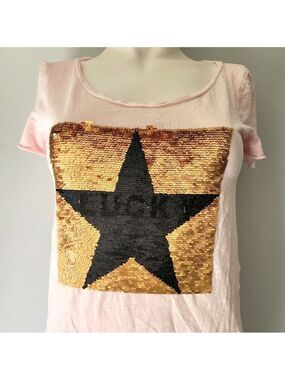 ONLY Petite Sequins Lucky to Star Top XS